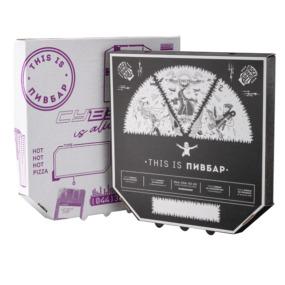 Придбати піцерійні коробки оптом