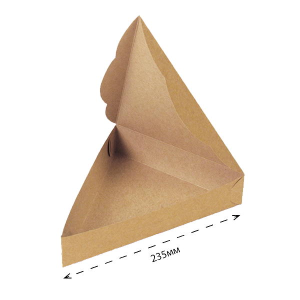 Трикутна коробка для шматочка піци від прямого виробника